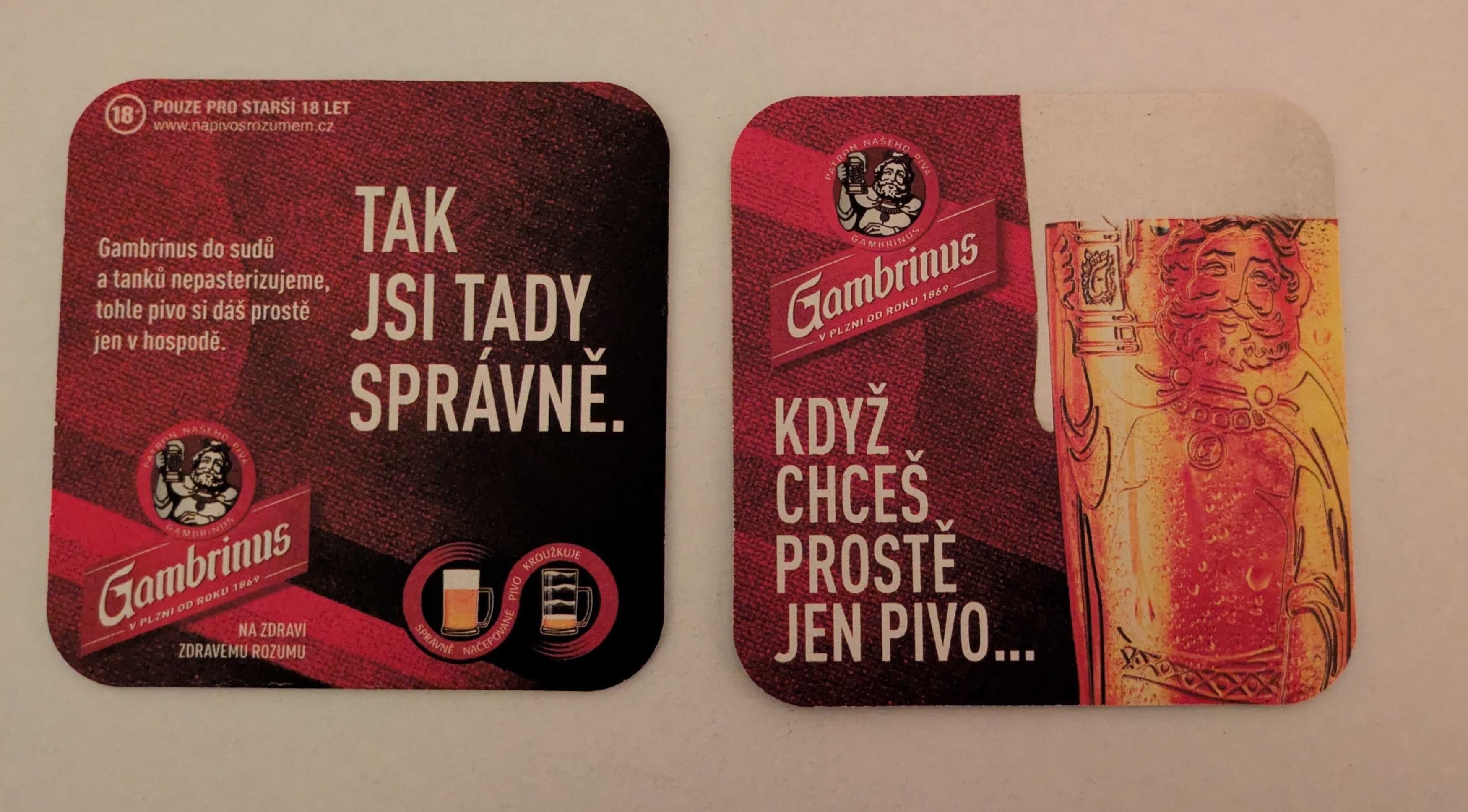 Base para copos - GAMBRINUS - 1869