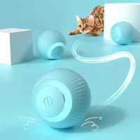 Інтерактивний блакитний м'яч для котика іграшка для тварин