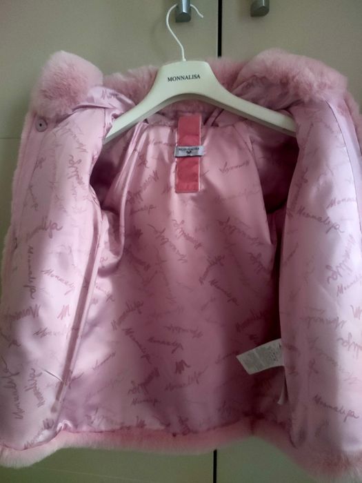 Шубка на девочку рост 98, б/у