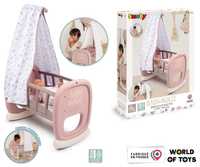Колиска ліжечко Smoby для ляльки Baby Nurse  з мобілем 220373