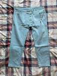 Męskie jeansy slim fit, rozmiar 42, jasny niebieski