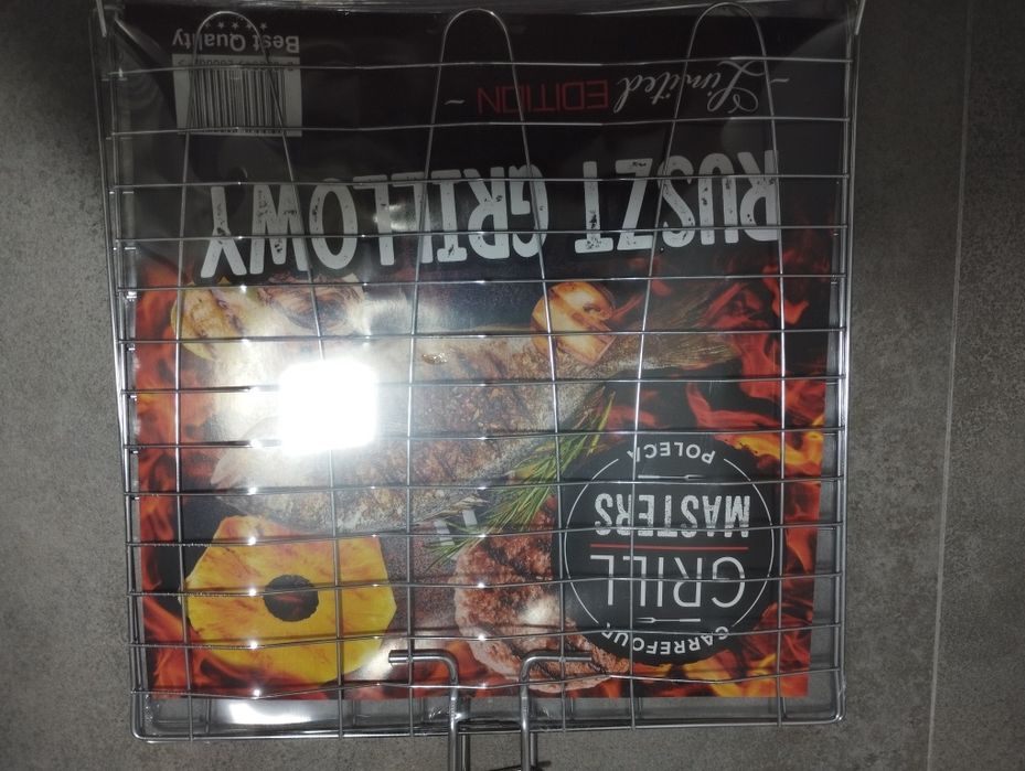 Ruszt grillowy na rybę mięso Grill Masters