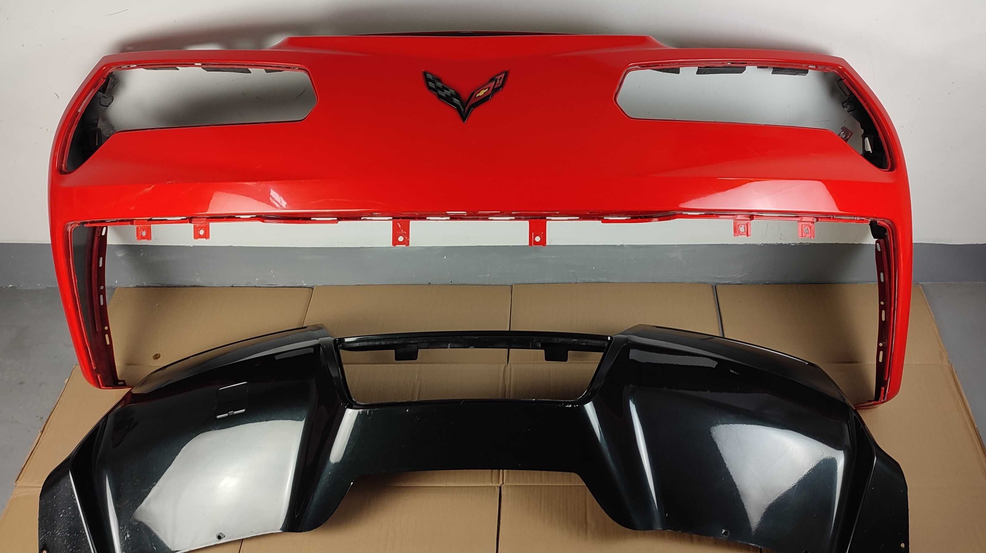 Chevrolet Corvette C7 zderzak tył tylny blenda spoiler dyfuzor