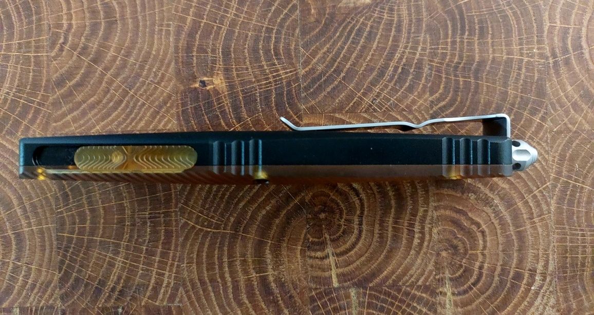 Нож автоматический фронтальный Microtech Combat Troodon Ultem Dagger.
