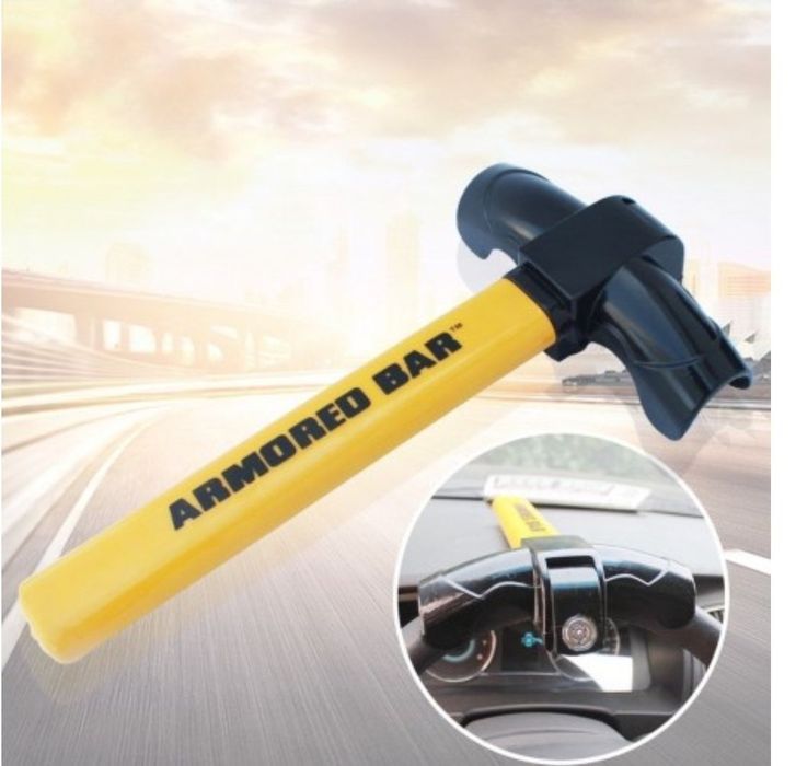 Tranca Volante Anti Roubo Automóvel - Universal Multimarcas