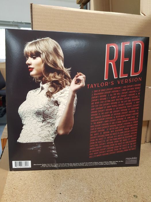 Taylor Swift  RED  taylor 's version 4lp