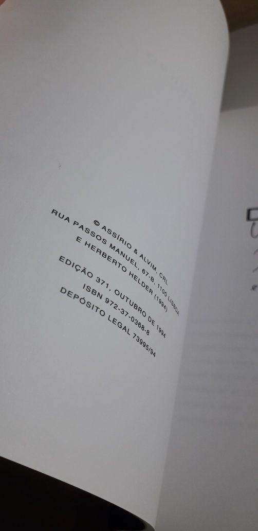 Do Mundo - Herberto Helder (1ª edição, 1994)