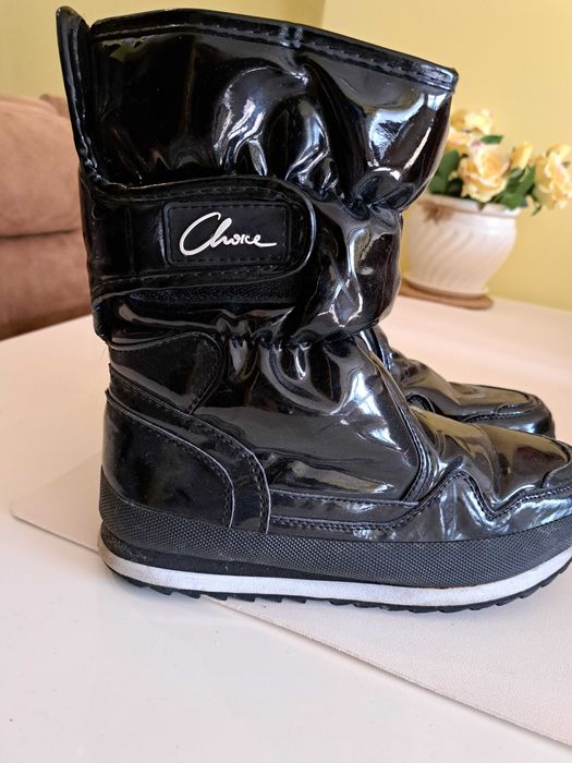 Śniegowce damskie CHOICE czarne ocieplane 41