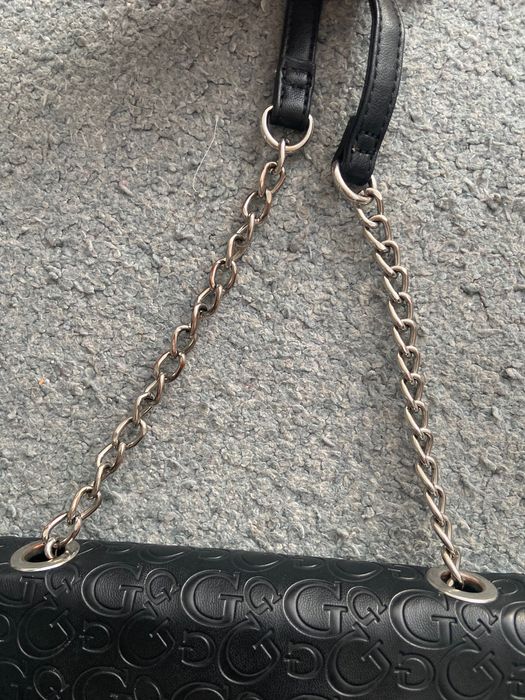 Сумка guess, сумочка від guess, чорна сумка, крос боді ,