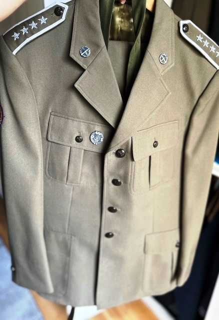 Mundur Wyjściowy Wojsk Lądowych wz. 101/MON obszyty st.chor.sztab.