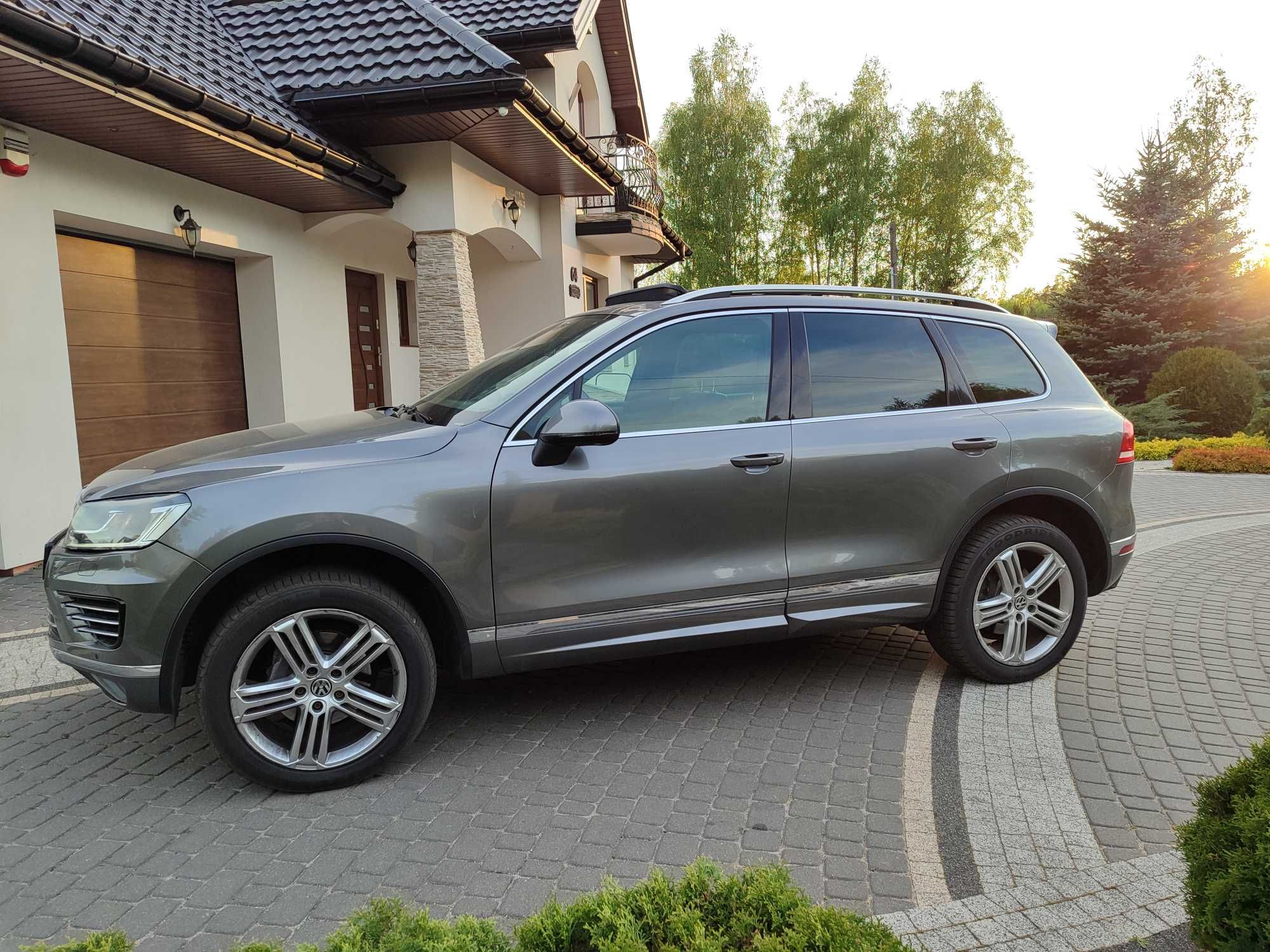 VW TOUAREG 3.0 TDI R-line Salon PL 2015 r 260 km 4x4 fv23%