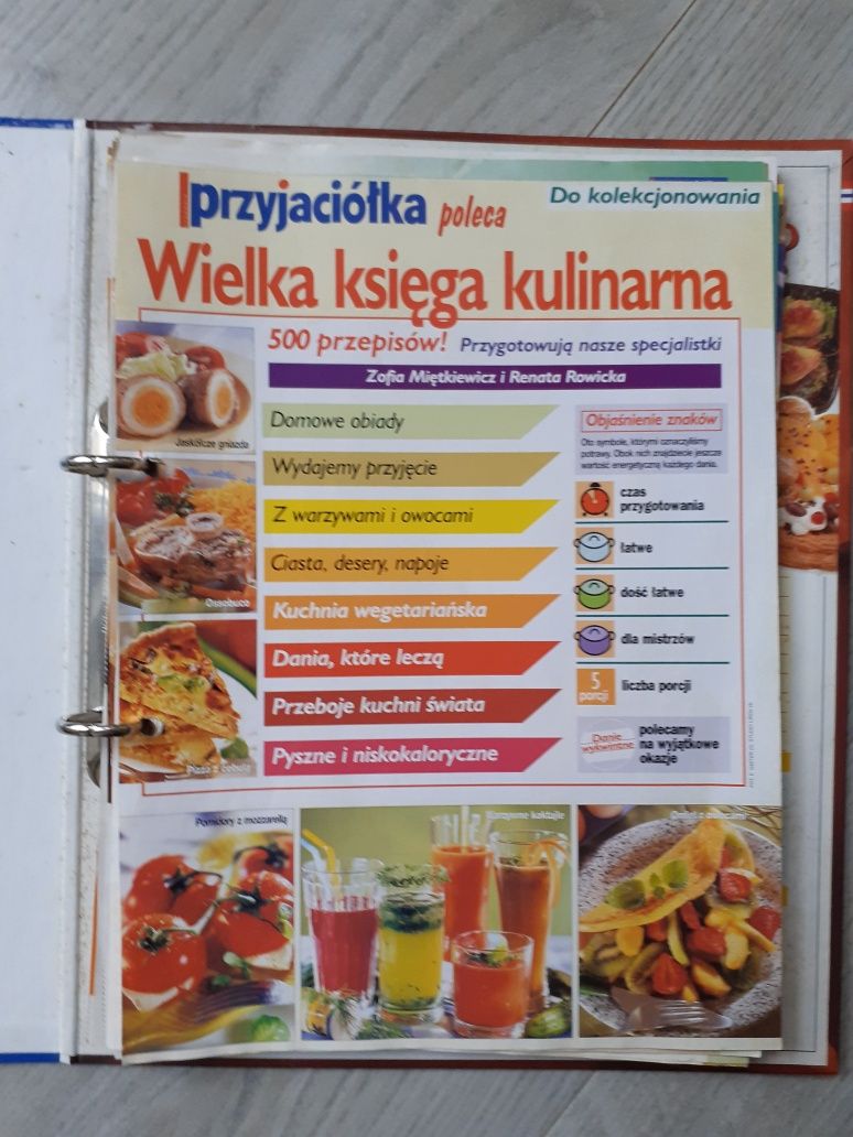 Wielka księga kulinarna - Segregator z przepisami