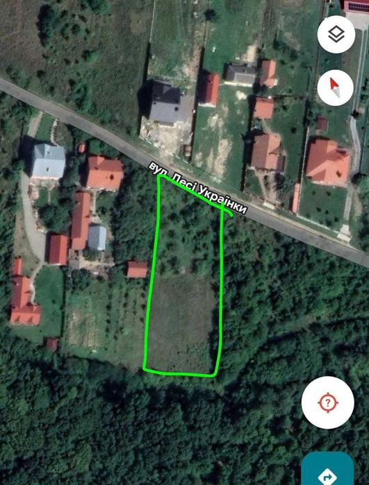 продаж ділянки під будівництво с.Посіч біля лісу