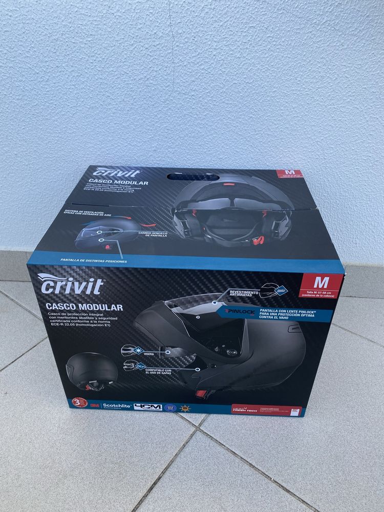 Capacete modular Crivit Lidl M