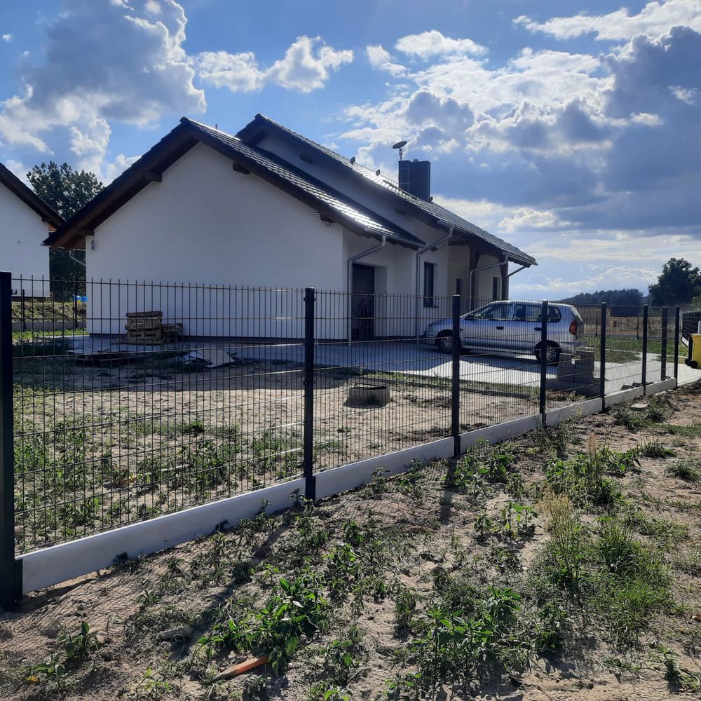 Ogrodzenie Panelowe Płot Napęd Domofon Brama Silnik Furtka Panele