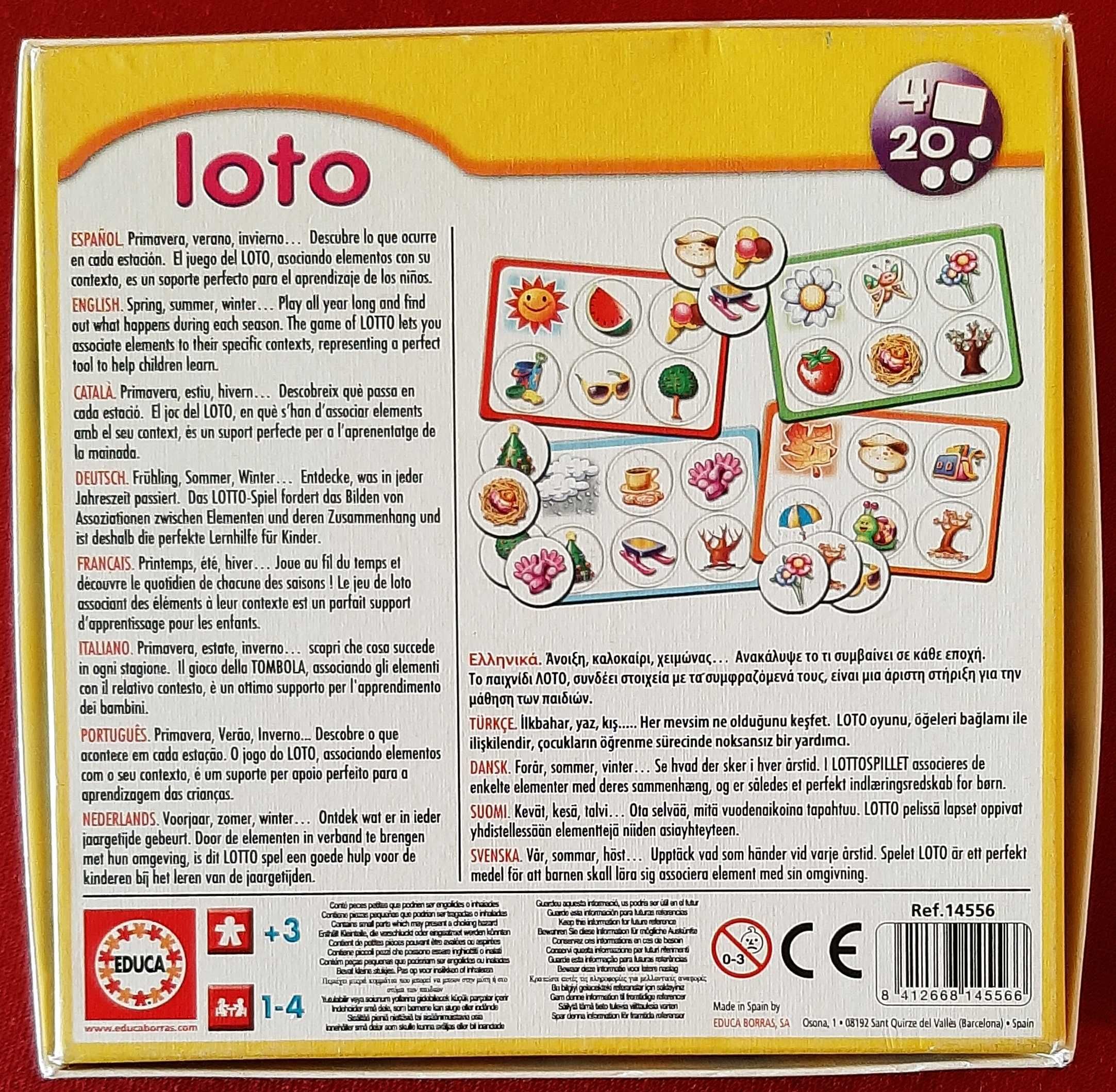 Loto Quatro Estações - Educa ref.14556