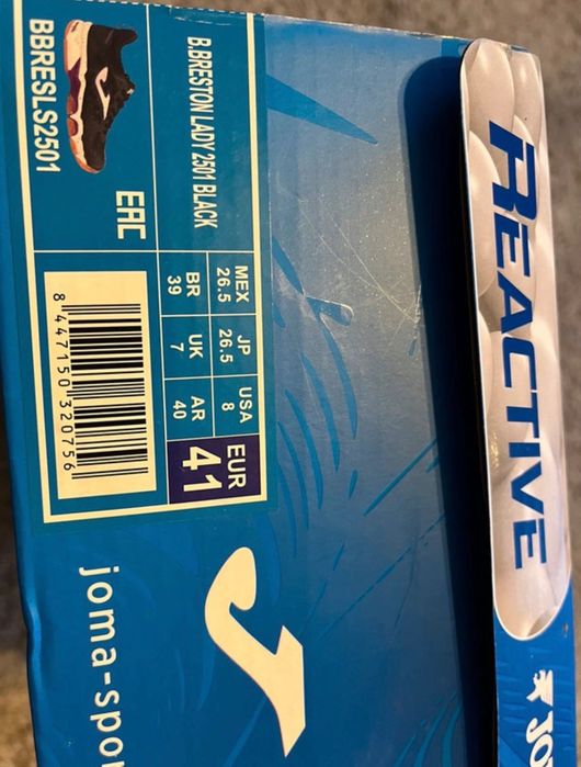 Ténis indolor tamanho 41 para desporto de raquete, novos