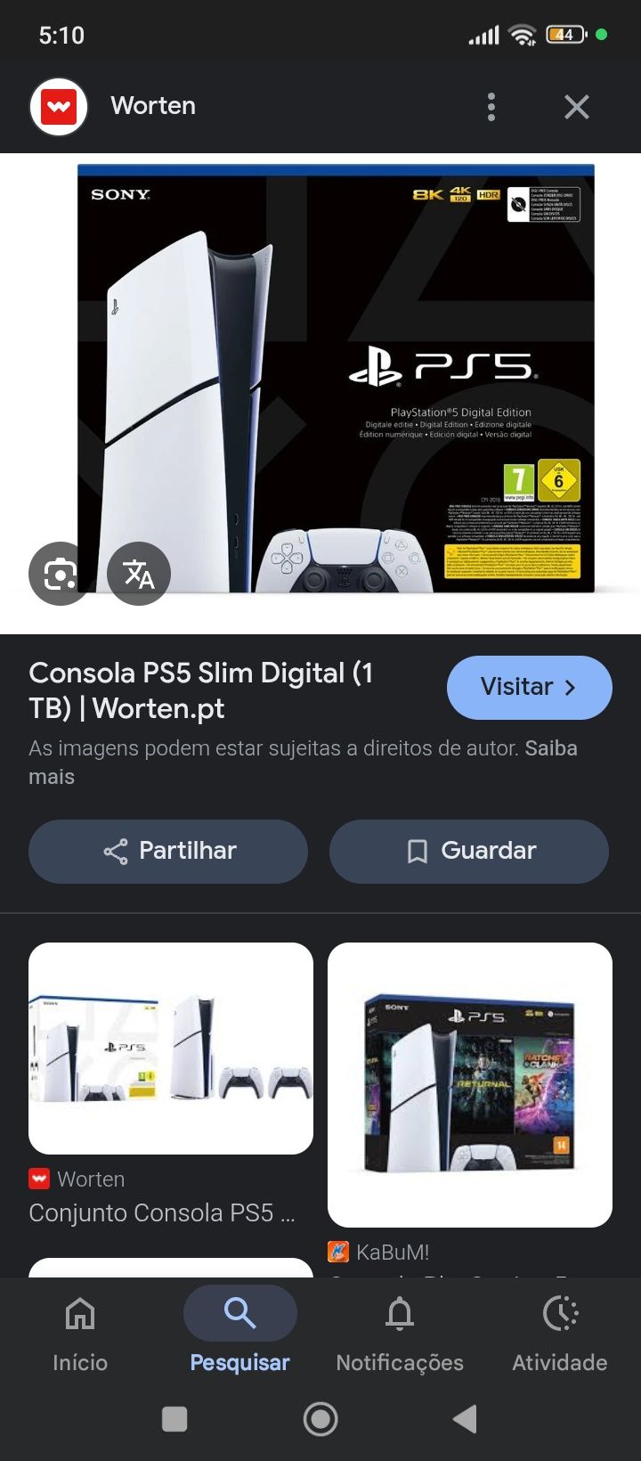 Troco ps5 slim com um comando e com todos os cabos torre gamer