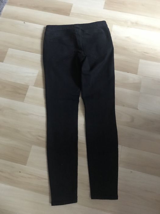 Czarne spodnie ciążowe Zalando r. S