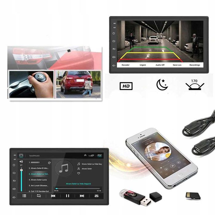 Mulitimedialne RADIO SAMOCHODOWE LCD z ANDROID Nawigacja TIR osobowe
