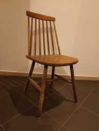 Sprzedam 4 krzesła „patyczaki”  vintage PRL drewno