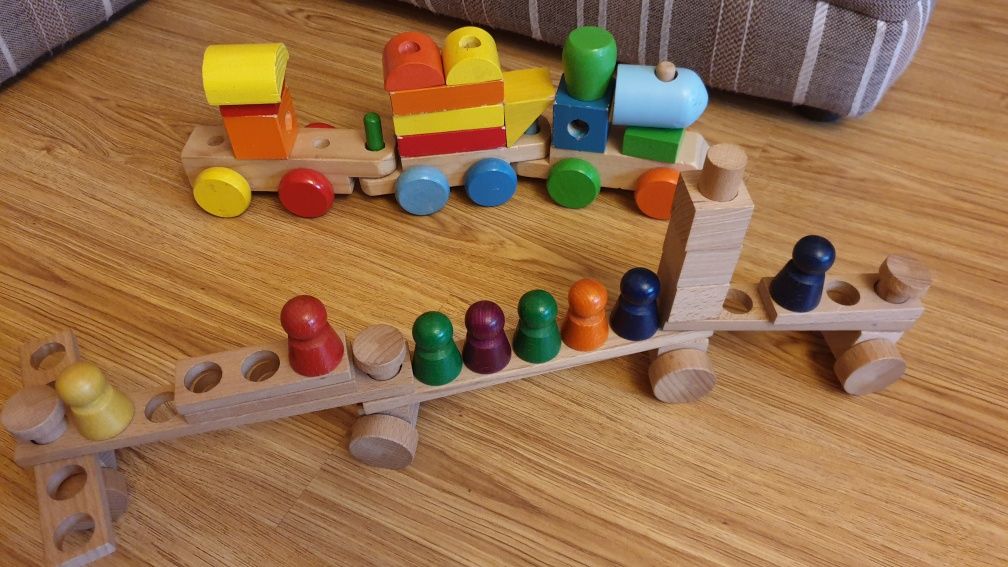 Дерев'яні іграшки/потяги