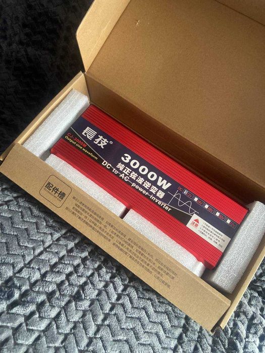 Інвертор правильний синус. 3000W з 12v на 220v