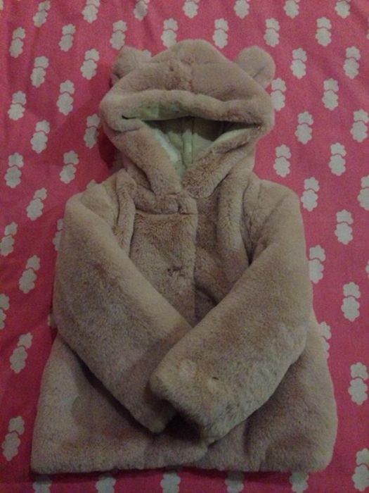 Casaco de pelo de menina