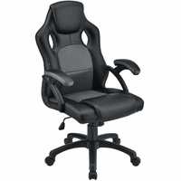 Krzesło biurkowe fotel gamingowy  Racing Office Montreal Szare