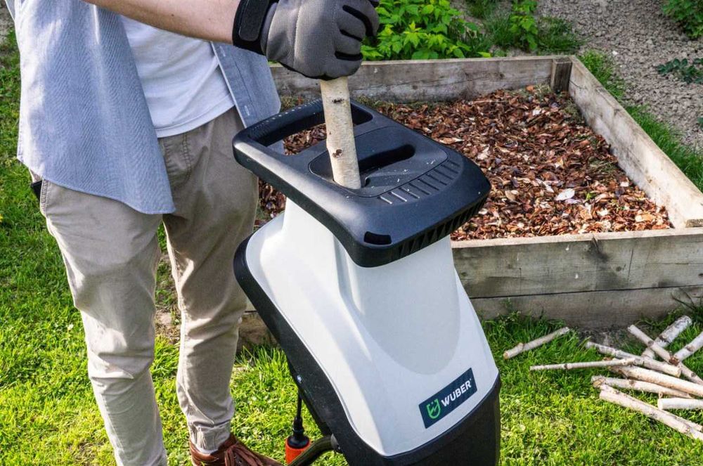 Гілкоподрібнювач електричний , шредер , веткоизмельчитель 3000 Вт 45Л