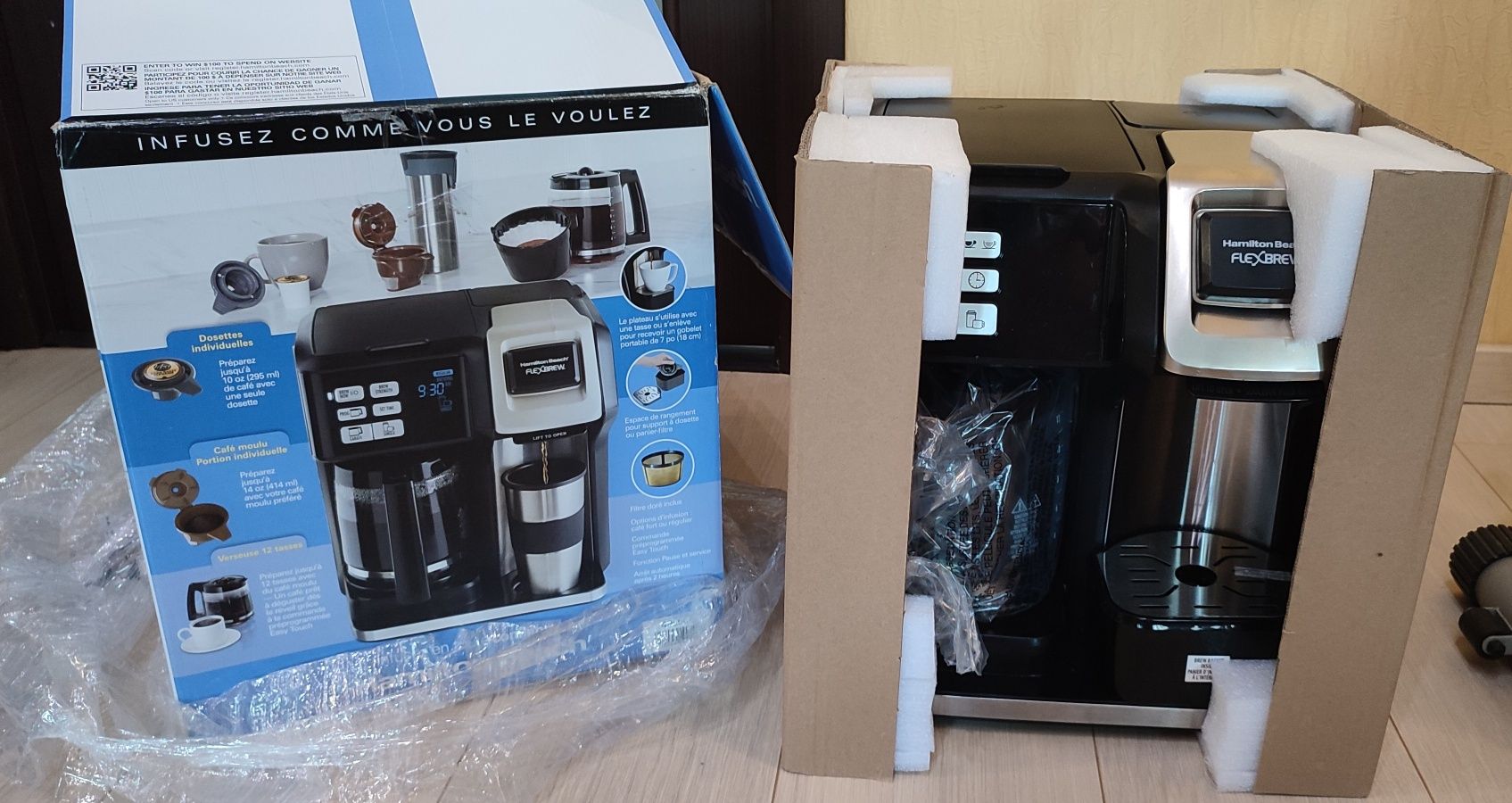Кофемашина Hamilton beach flexbrew 49950c