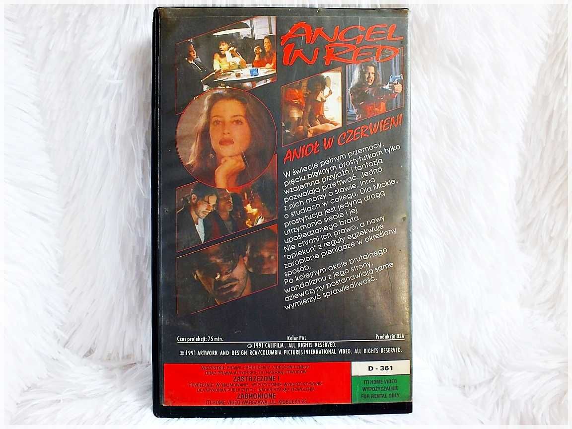 Kaseta VHS Film ''Angel In Red'' Thiller 'Anioł w czerwieni'