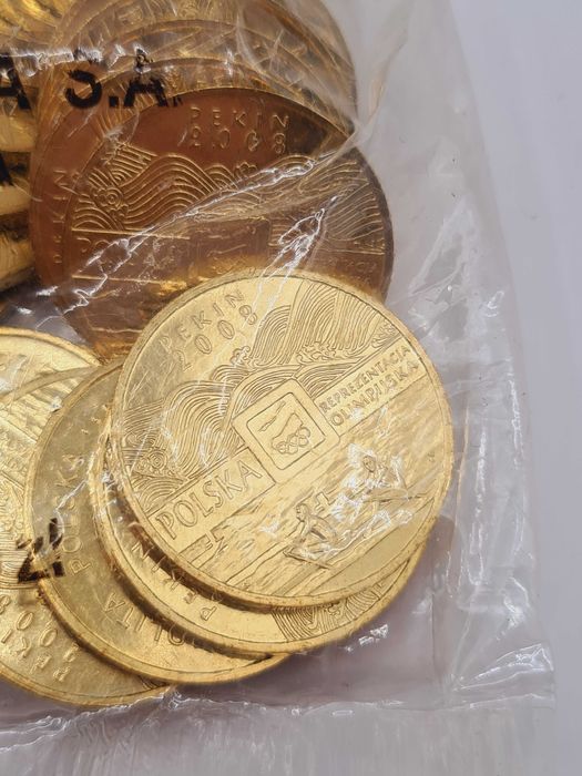 Woreczek menniczy 2 zł - 50 szt. Moneta 2 zł Igrzyska - Pekin 2008