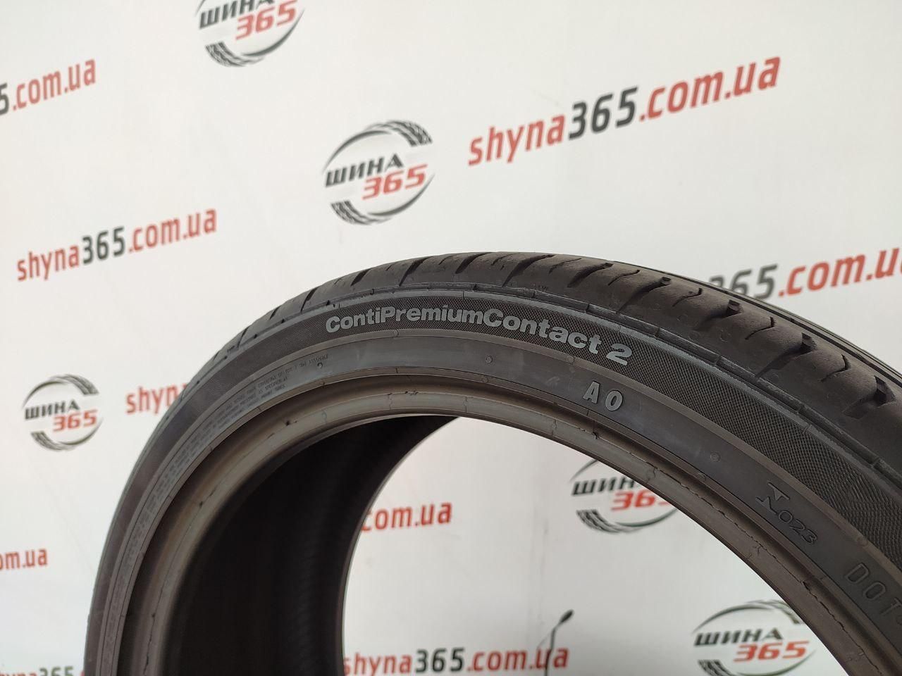 резина б/у лето 215/40 r17 continental contipremiumcontact 2 6mm