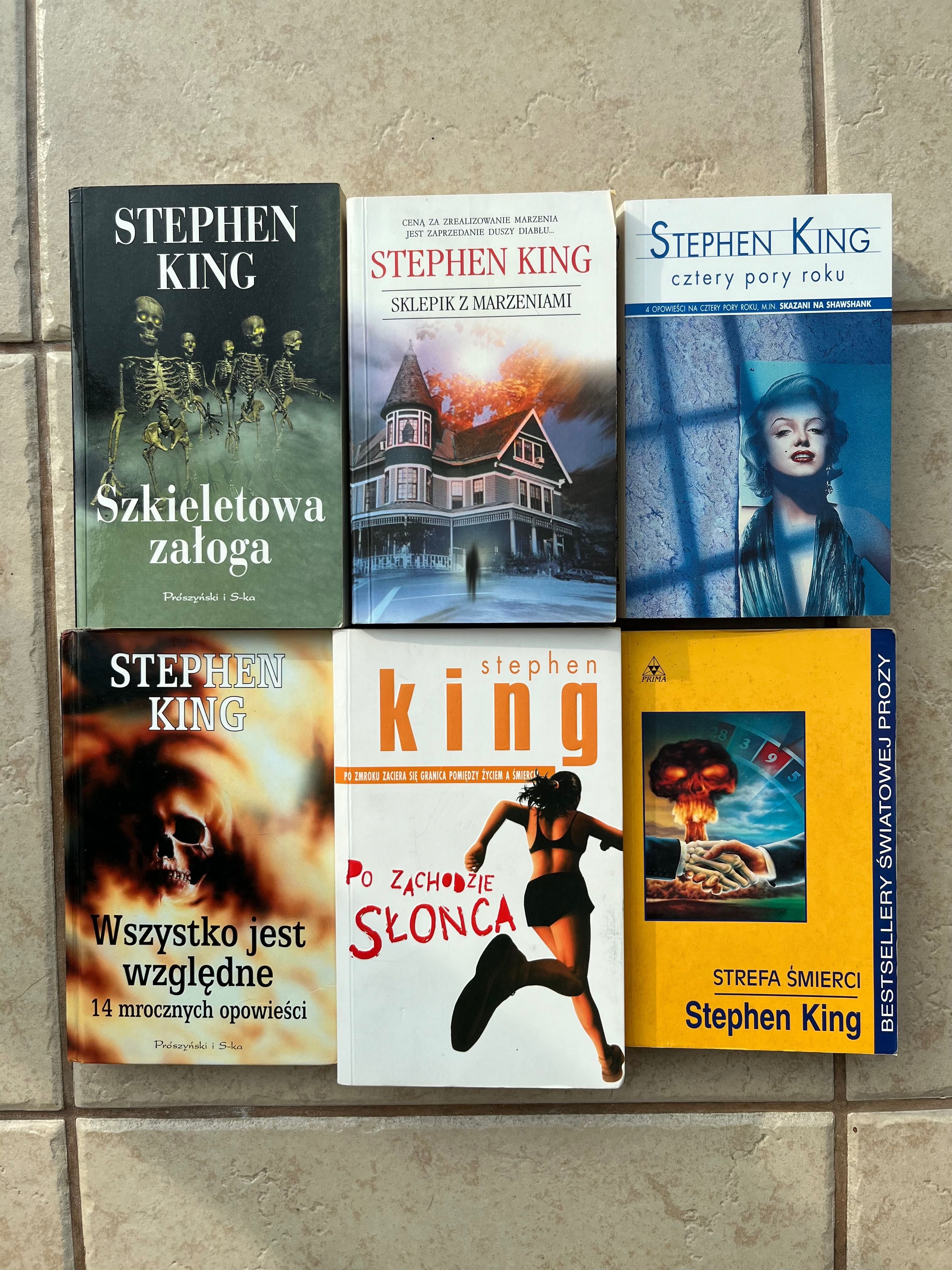 17x Stephen King zestaw książek