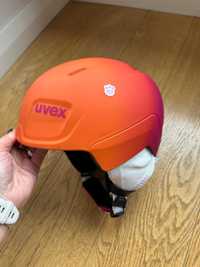 Kask narciarski UVEX 51-55 junior dziecięcy