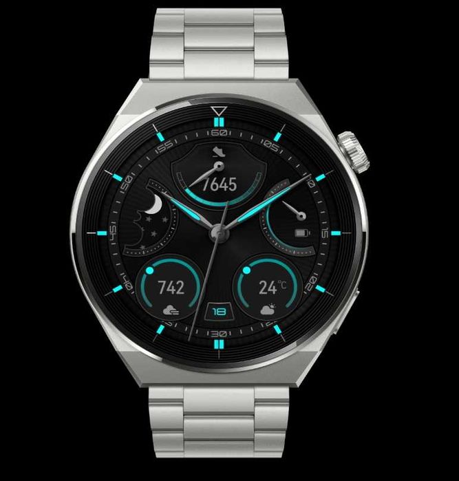 HUAWEI WATCH GT 3 Pro Titanium szafir, tytan, do 14 dni na baterii