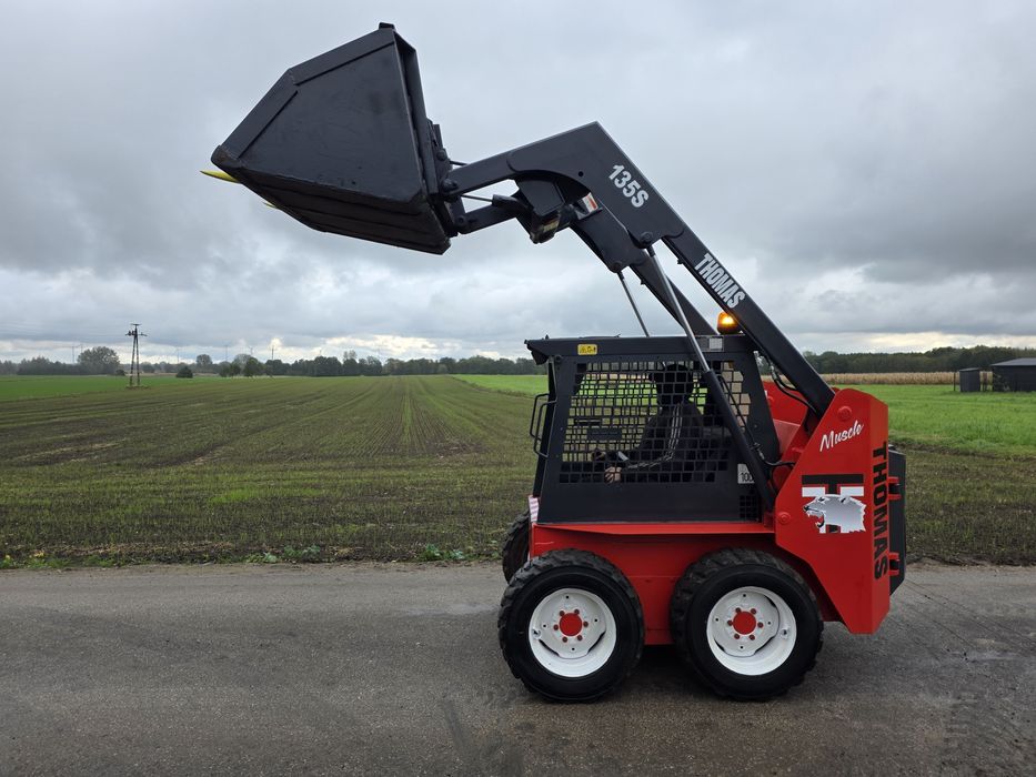 Ładowarka Bobcat Thomas 135S Mini ładowarka + Łyżka i Widły do bel