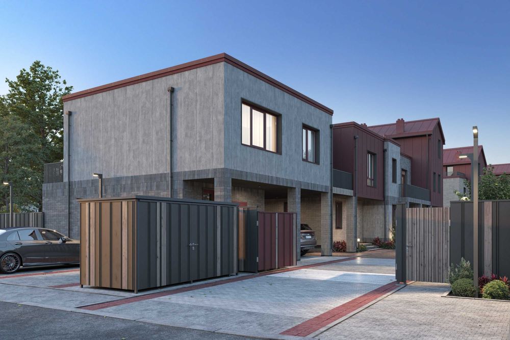 2-поверховий таунхаус. 4 кімнати, 3 тераси, 2 паркомісця