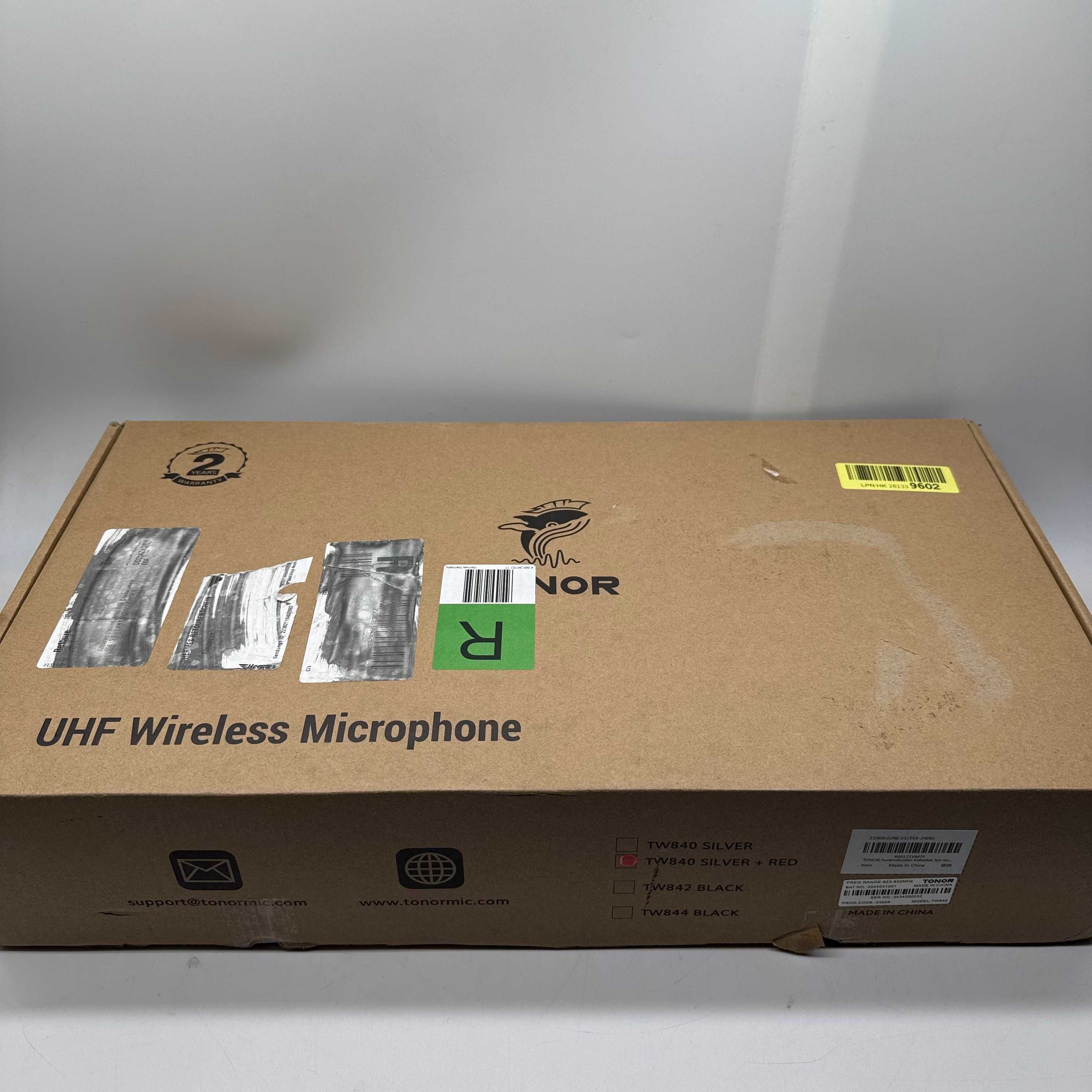 TONOR System Mikrofonów Bezprzewodowych TW840 z 4x5 kanałami