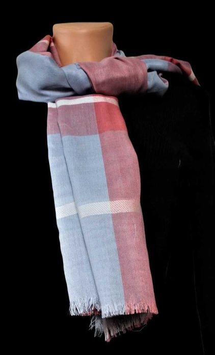 Damska chusta kolorowy wzór w kratę JORDAN