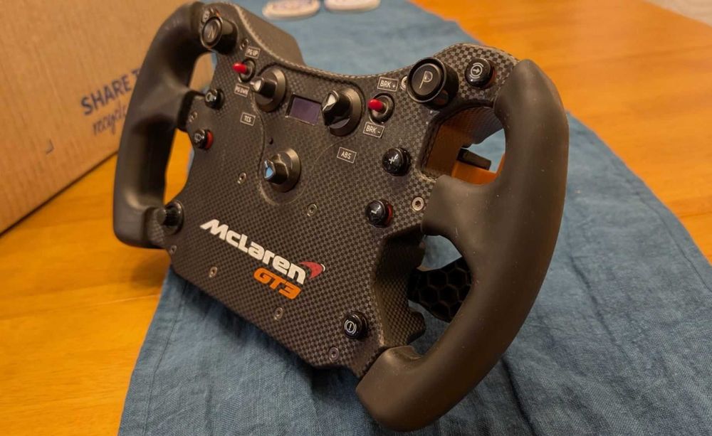 Fanatec CSL Elite McLaren GT3 V2 + QR2 Mount + Magnetyczne Paddles