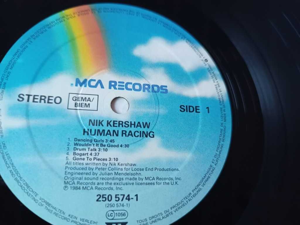 Winyl Nik Kershaw – Human Racing  EU 1984 / EX-