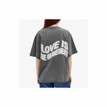 Футболка Anine Bing Kent Love T-shirt Washed Black