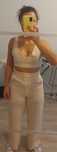 Conjunto calcas e crop top