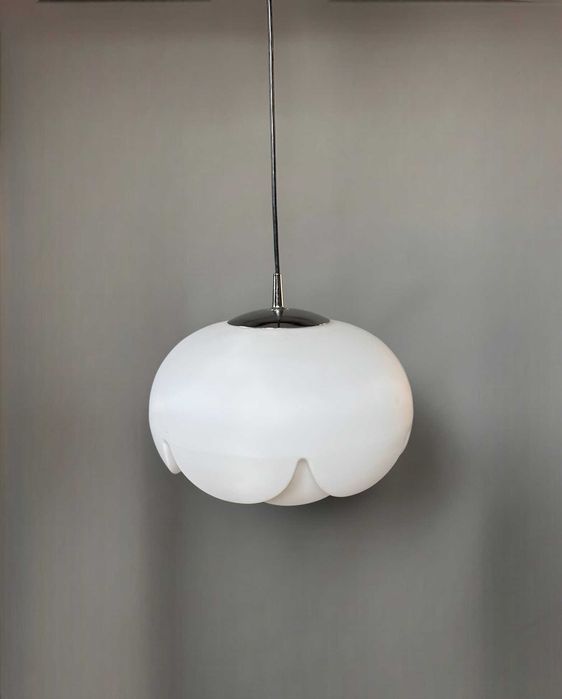 Peill&Putzler WaterLily Seerose lata 70 komplet lamp szkło opalinowe