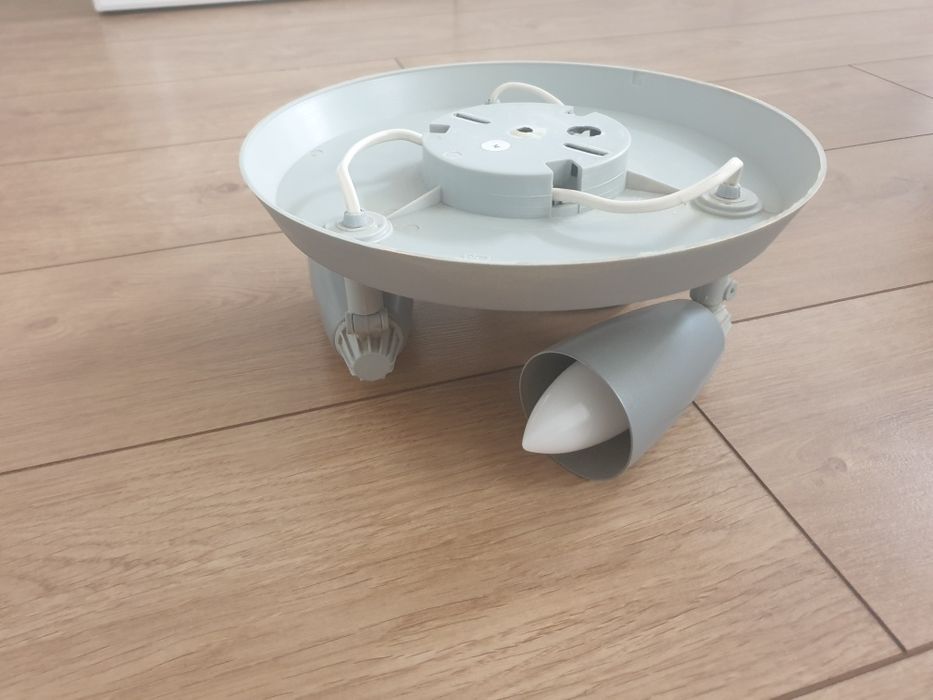 Plafon żyrandol szary