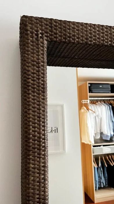 Espelho Parede Rattan IKEA