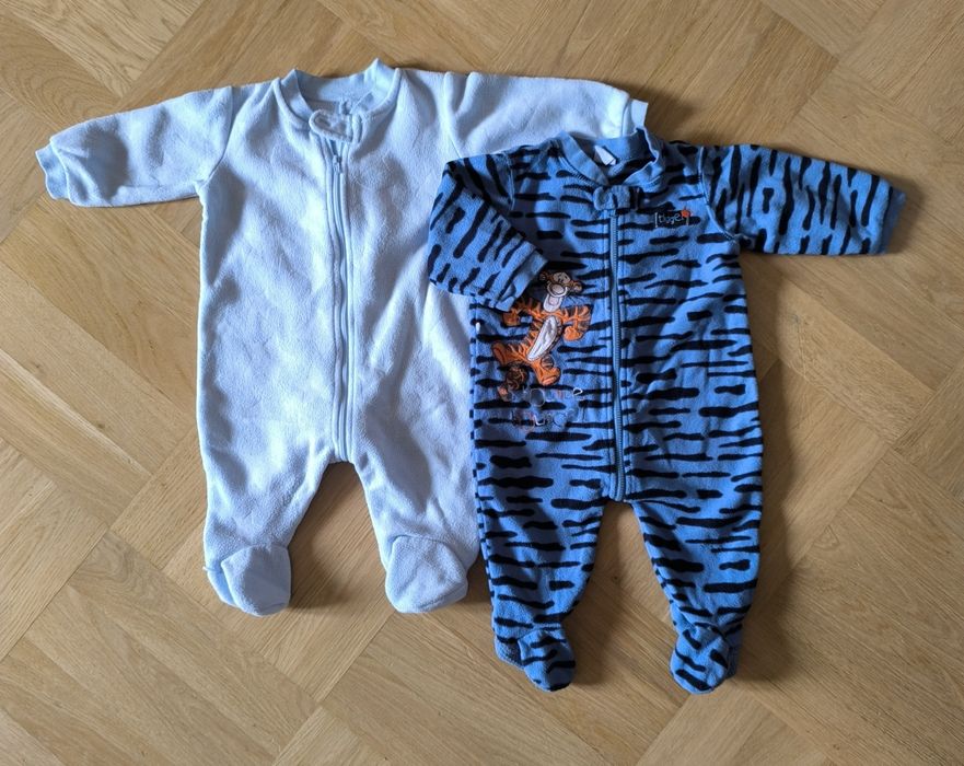 Pajace na suwak polarowe 3-6 miesięcy