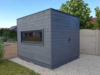 Biuro Ogrodowe 3x2,5 Sauna Garden Office Pawilon Handlowy Drewniany